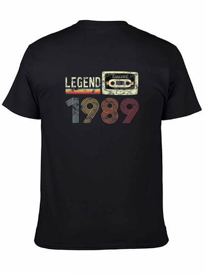 Legend 1989 Cassette Tape Graphic T-Shirt