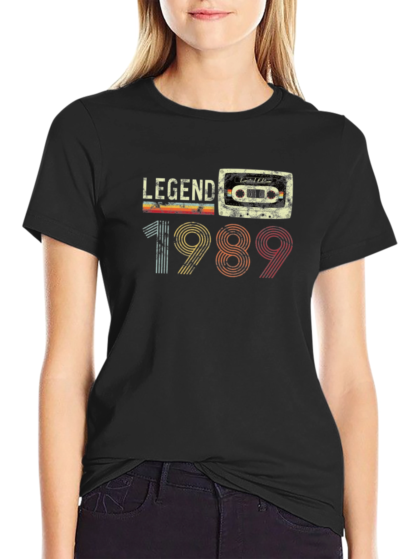 Legend 1989 Cassette Tape Graphic T-Shirt