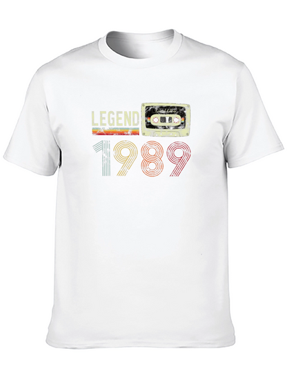 Legend 1989 Cassette Tape Graphic T-Shirt