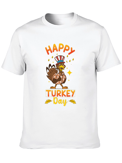 Happy Turkey Day Graphic T-Shirt