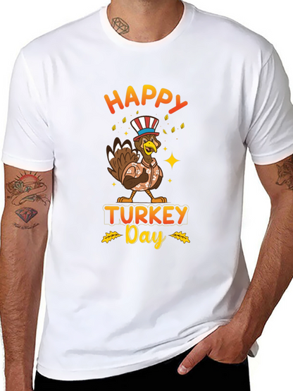 Happy Turkey Day Graphic T-Shirt