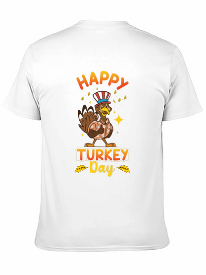 Happy Turkey Day Graphic T-Shirt