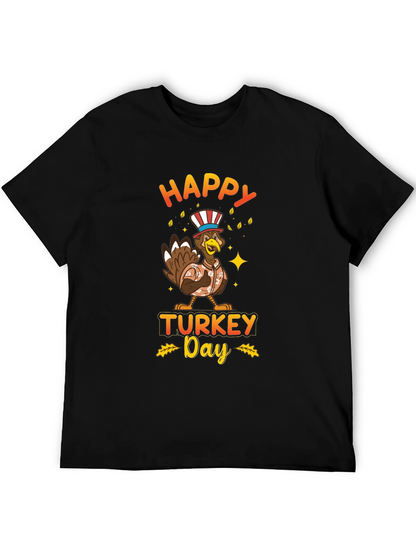 Happy Turkey Day Graphic T-Shirt