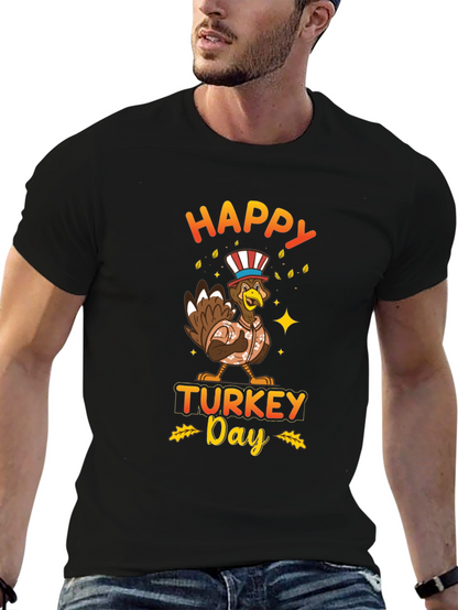 Happy Turkey Day Graphic T-Shirt