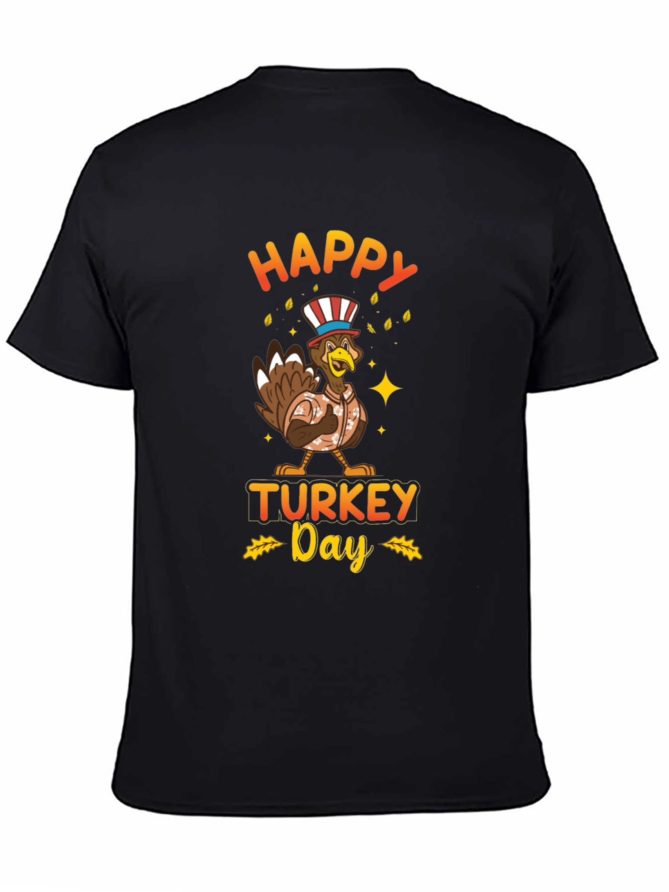 Happy Turkey Day Graphic T-Shirt