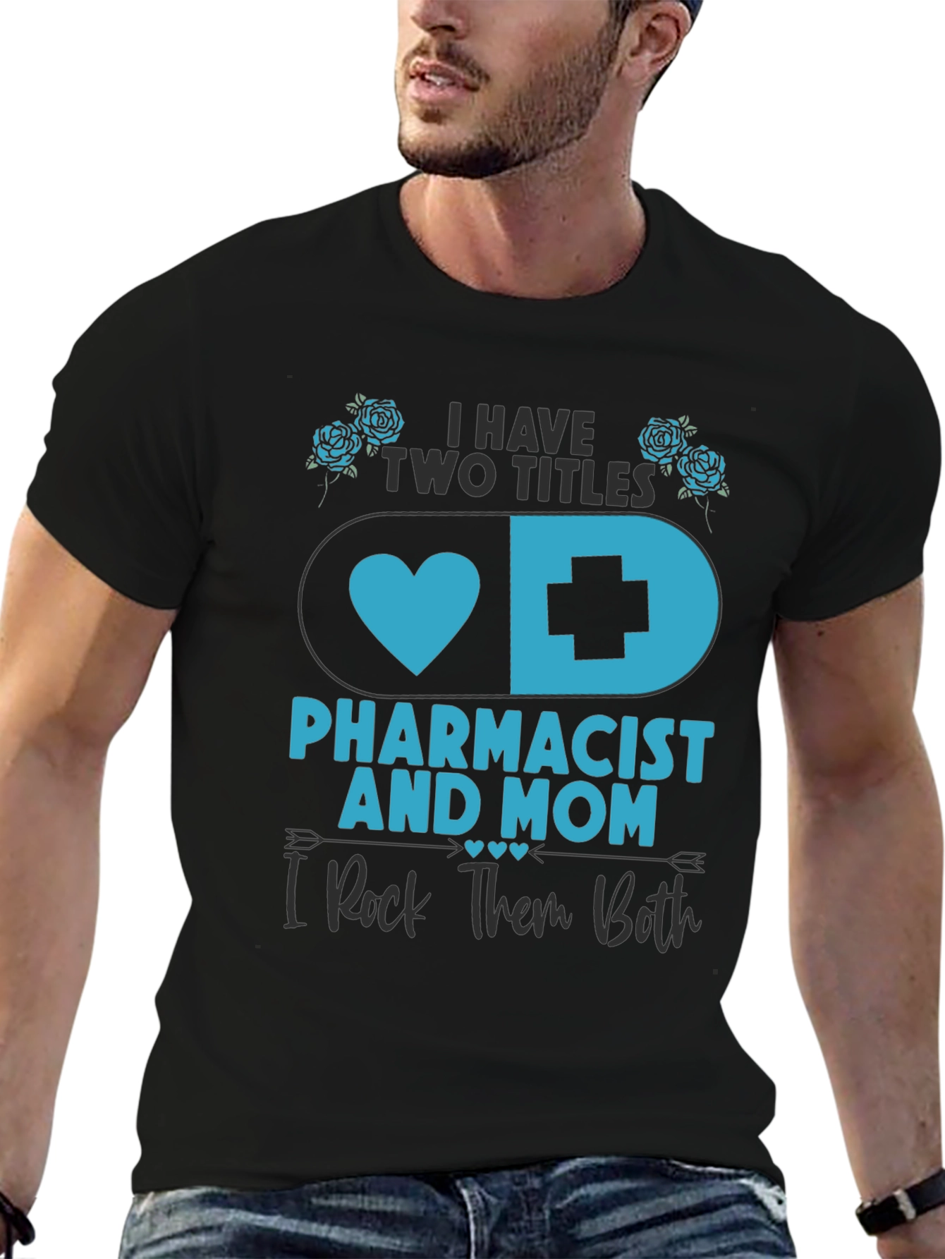 Pharmacist Mom T-Shirt - I Rock Them Both!