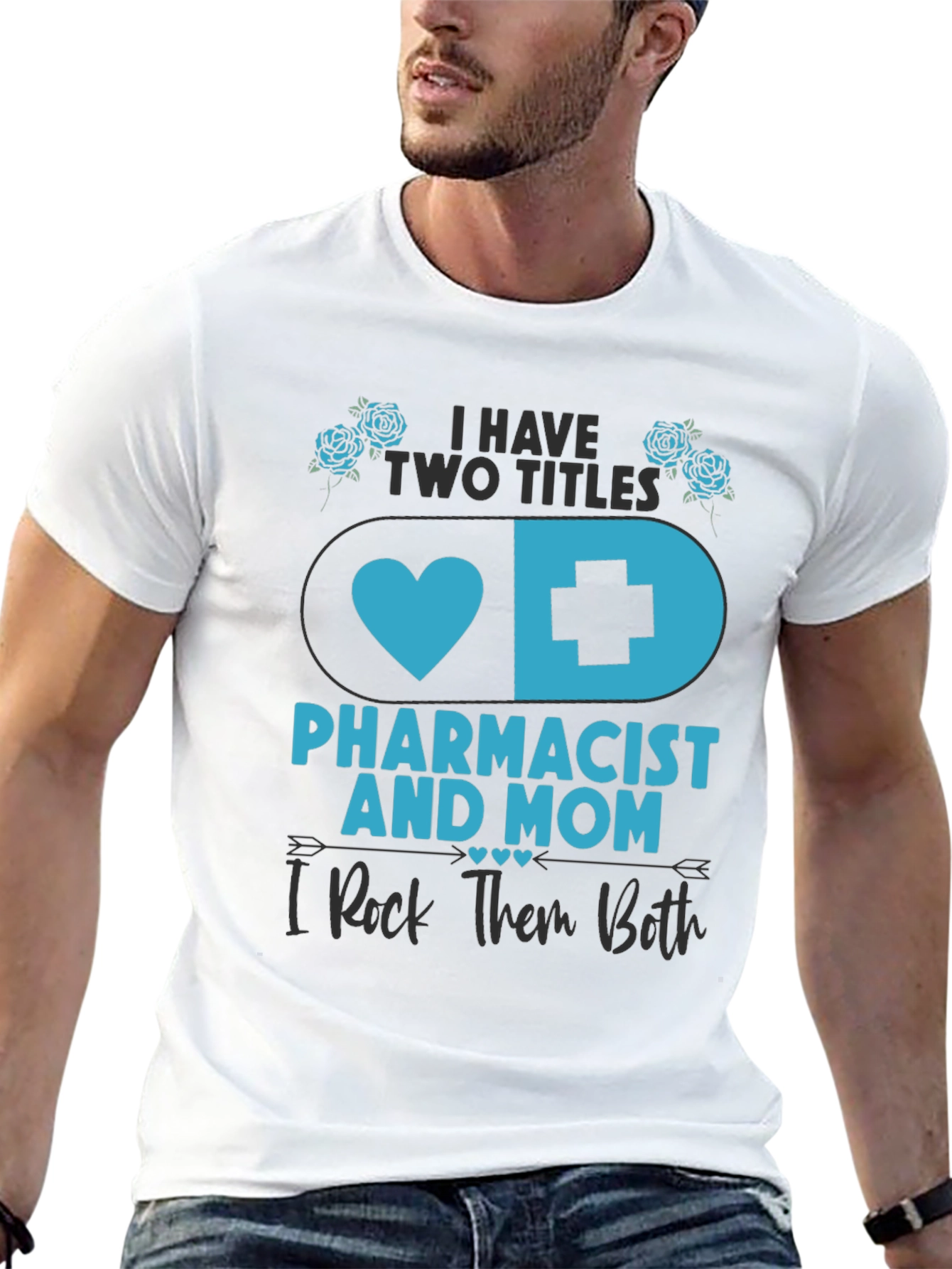Pharmacist Mom T-Shirt - I Rock Them Both!