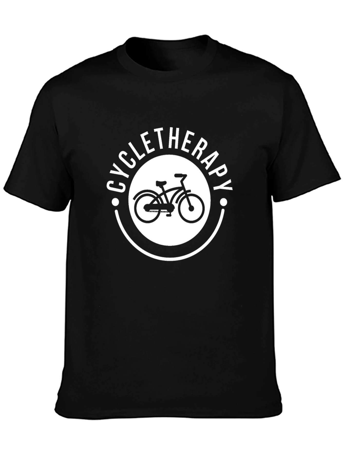 Cycletherapy Graphic T-Shirt - Black Cotton Blend