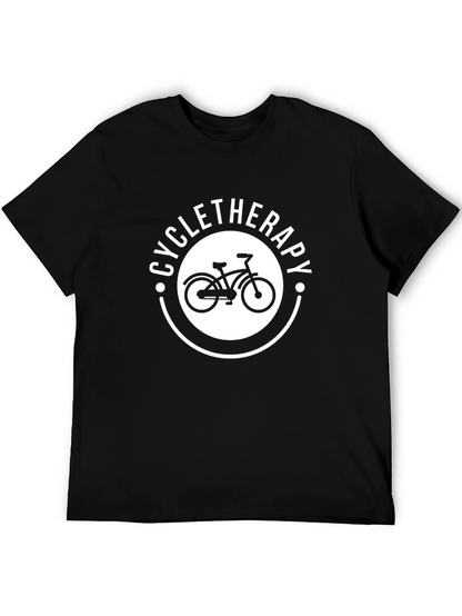 Cycletherapy Graphic T-Shirt - Black Cotton Blend