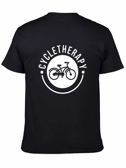 Cycletherapy Graphic T-Shirt - Black Cotton Blend
