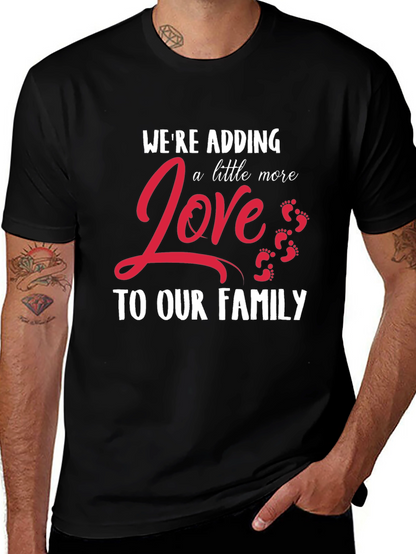 Adding Love Family Graphic Tee