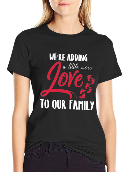 Adding Love Family Graphic Tee