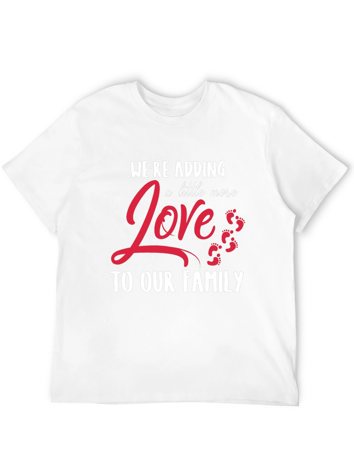 Adding Love Family Graphic Tee