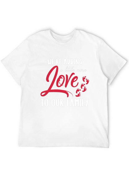 Adding Love Family Graphic Tee