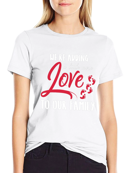 Adding Love Family Graphic Tee