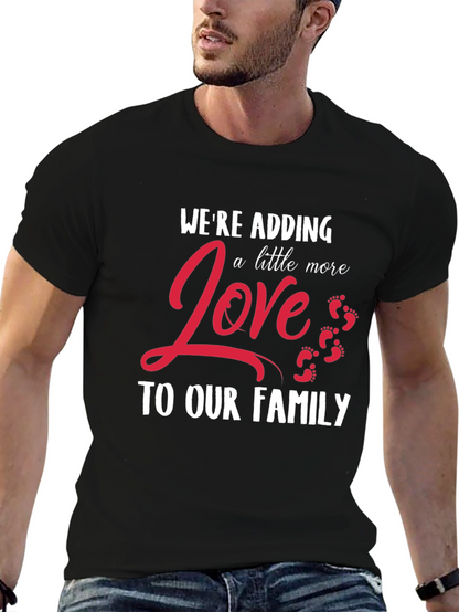 Adding Love Family Graphic Tee