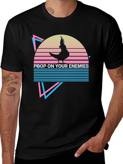 Poop On Your Enemies Cockatiel T-Shirt