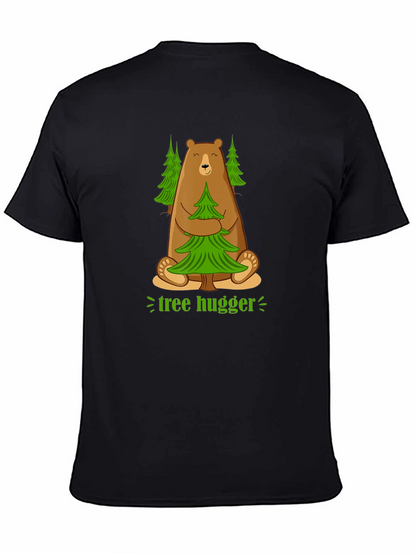 Tree Hugger Bear Graphic T-Shirt - Earth Friendly Tee