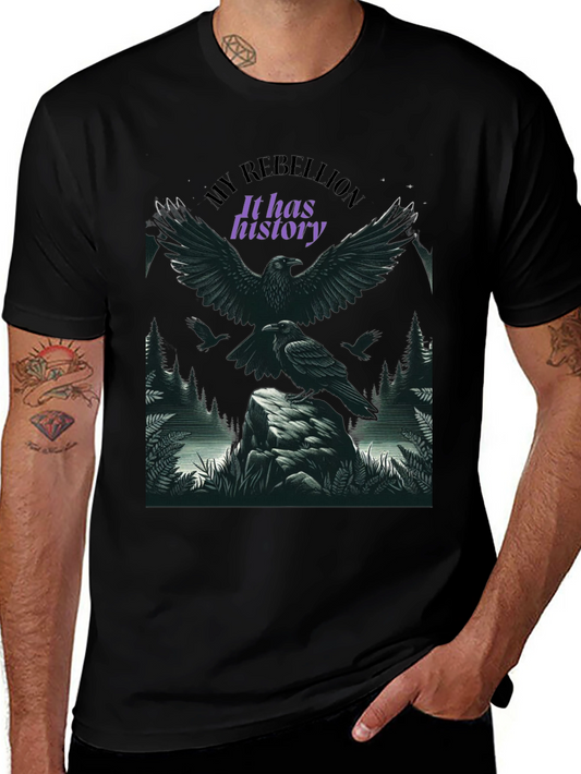 Raven Rebellion Graphic Tee - History in Flight