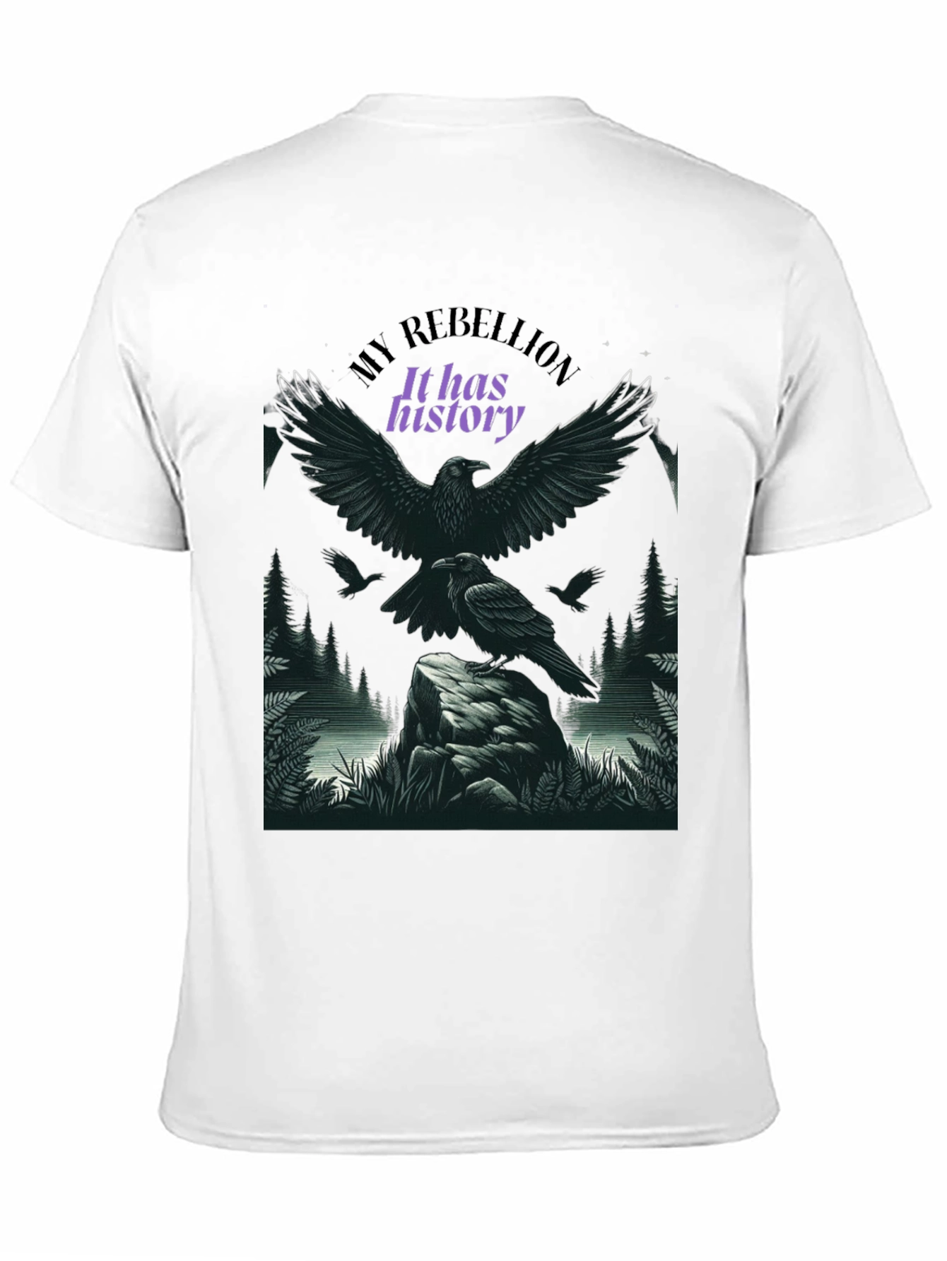 Raven Rebellion Graphic Tee - History in Flight