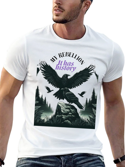 Raven Rebellion Graphic Tee - History in Flight