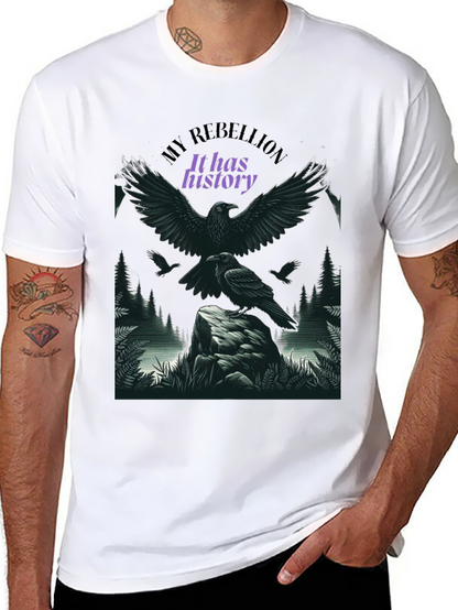 Raven Rebellion Graphic Tee - History in Flight