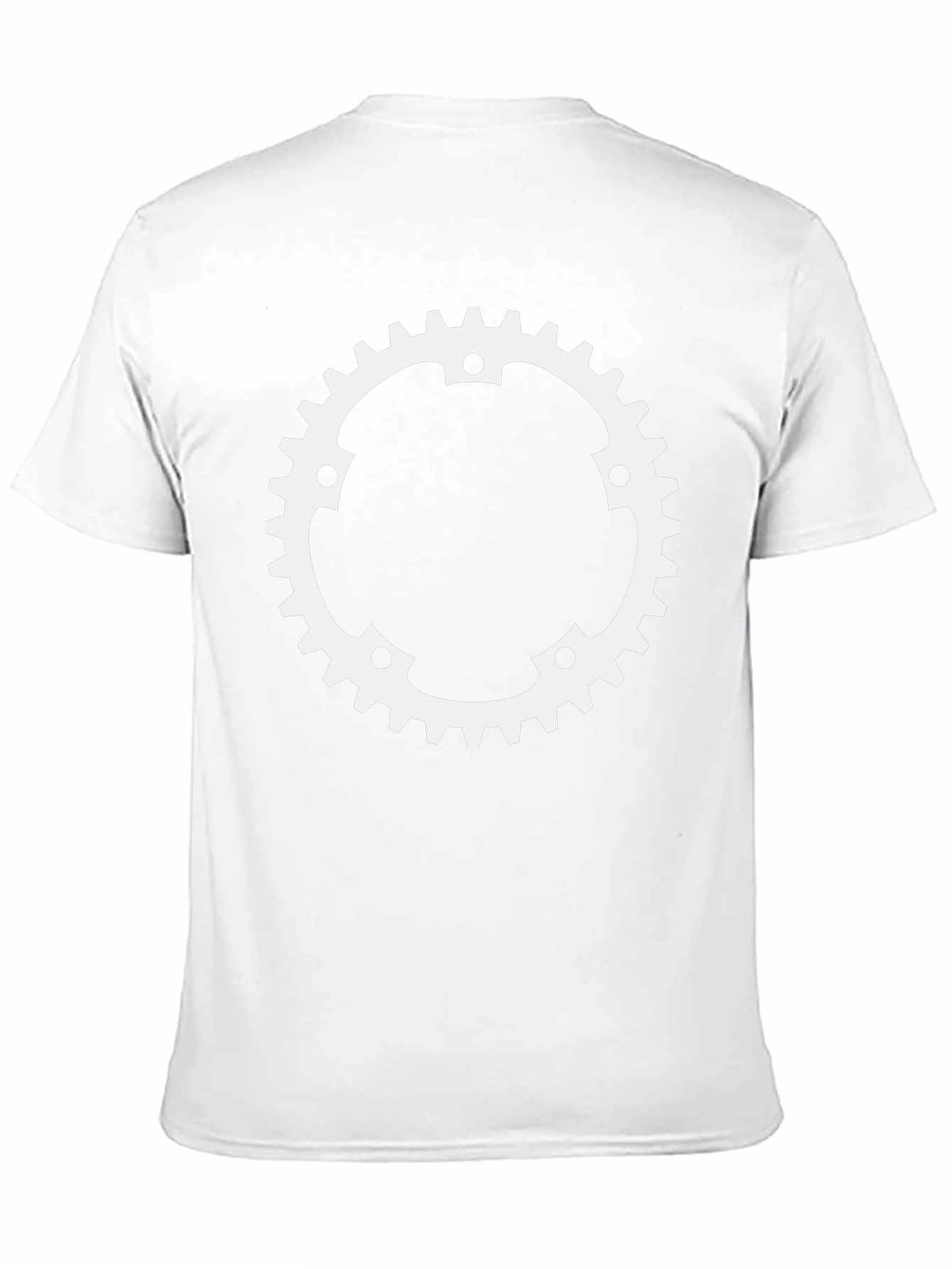 Gear Design T-Shirt - Black Cotton Tee