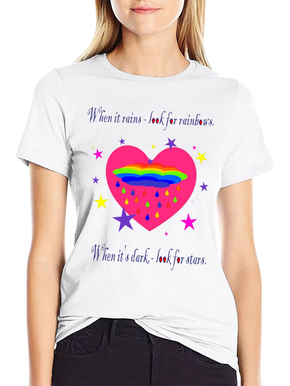 Rainbows & Stars Graphic T-Shirt