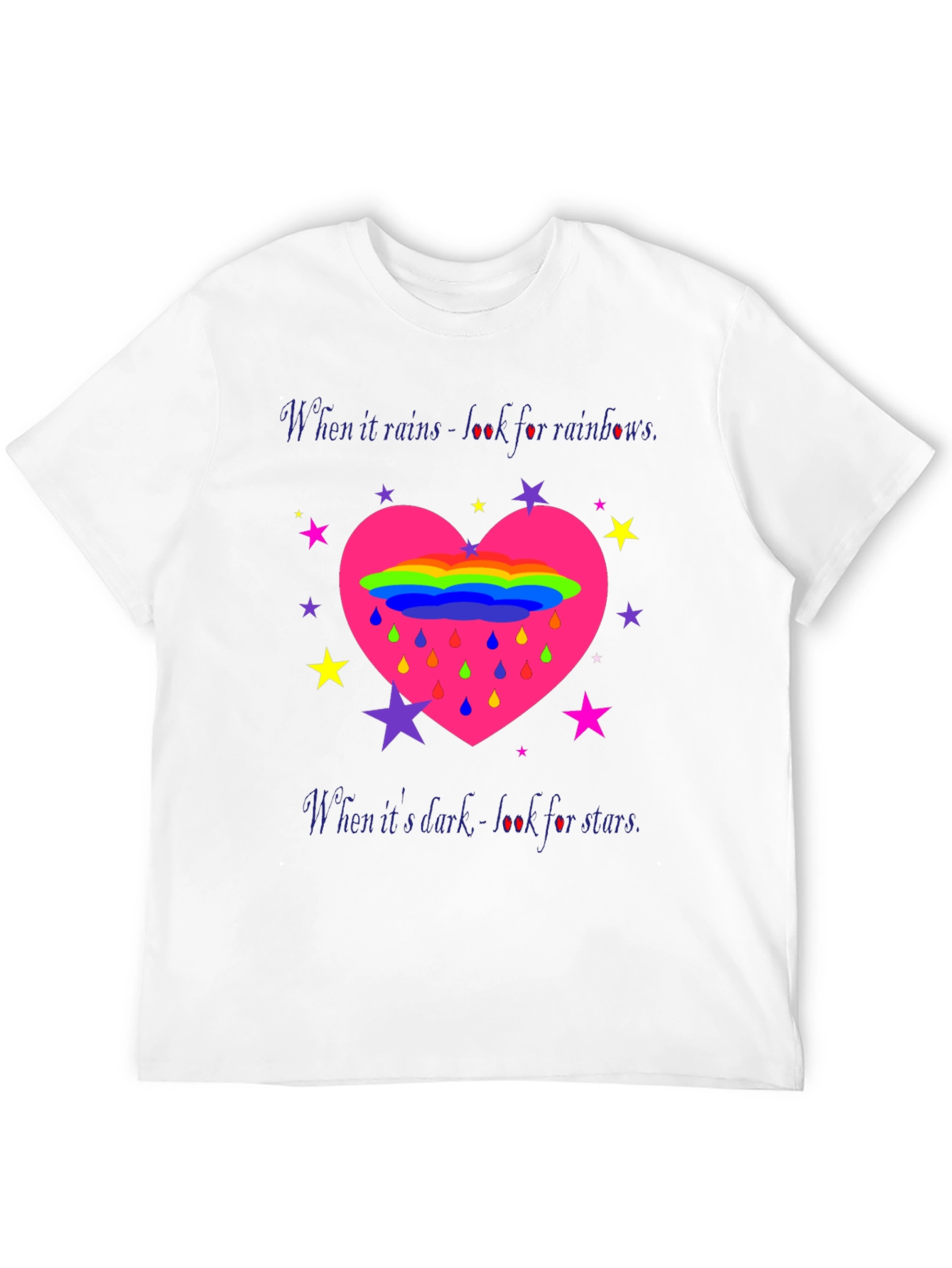 Rainbows & Stars Graphic T-Shirt