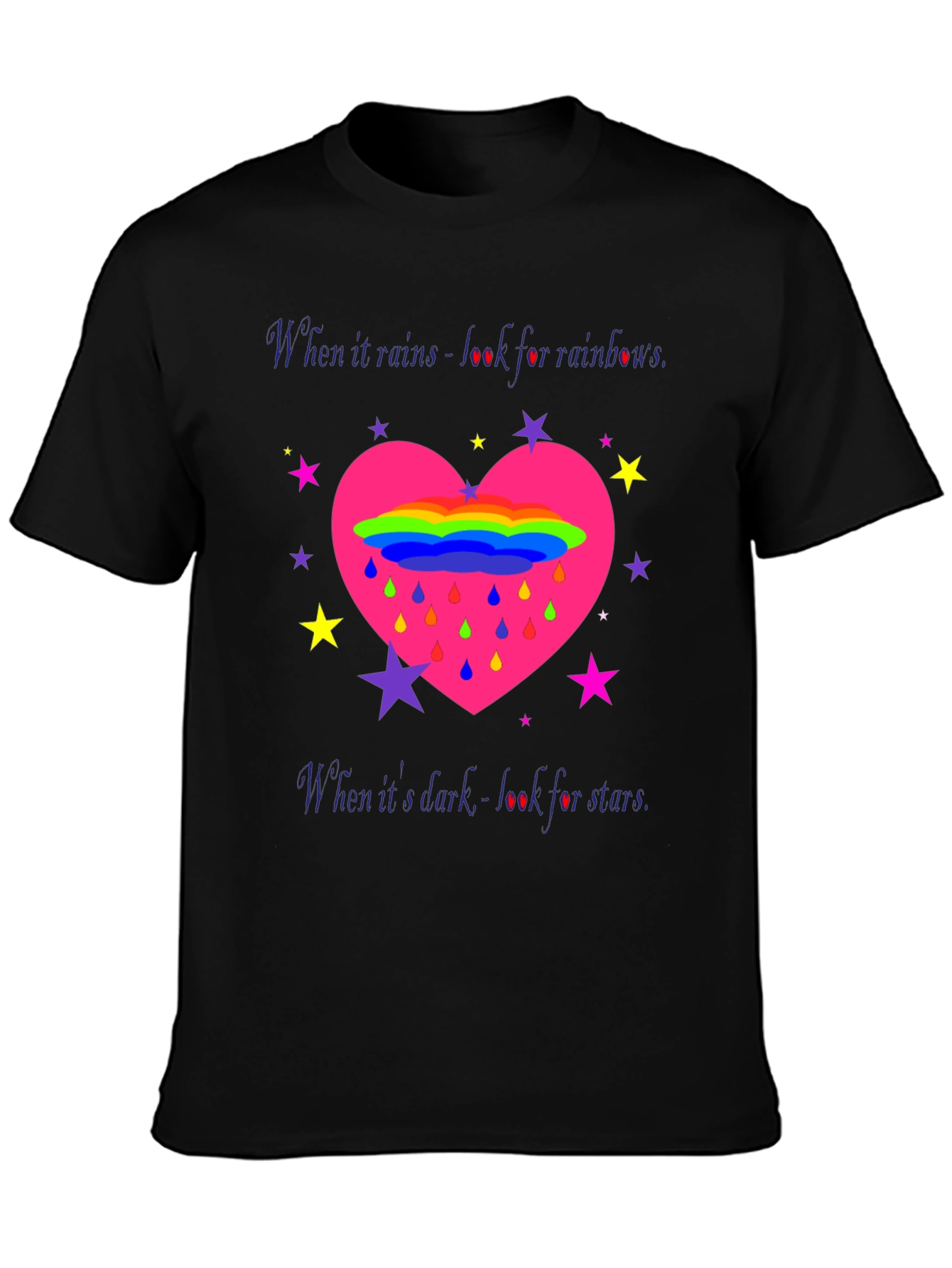 Rainbows & Stars Graphic T-Shirt