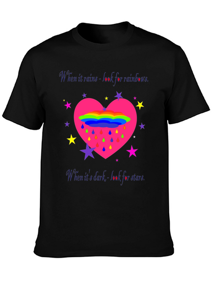 Rainbows & Stars Graphic T-Shirt