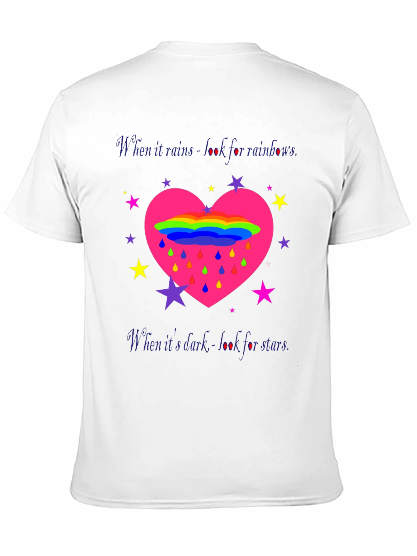 Rainbows & Stars Graphic T-Shirt