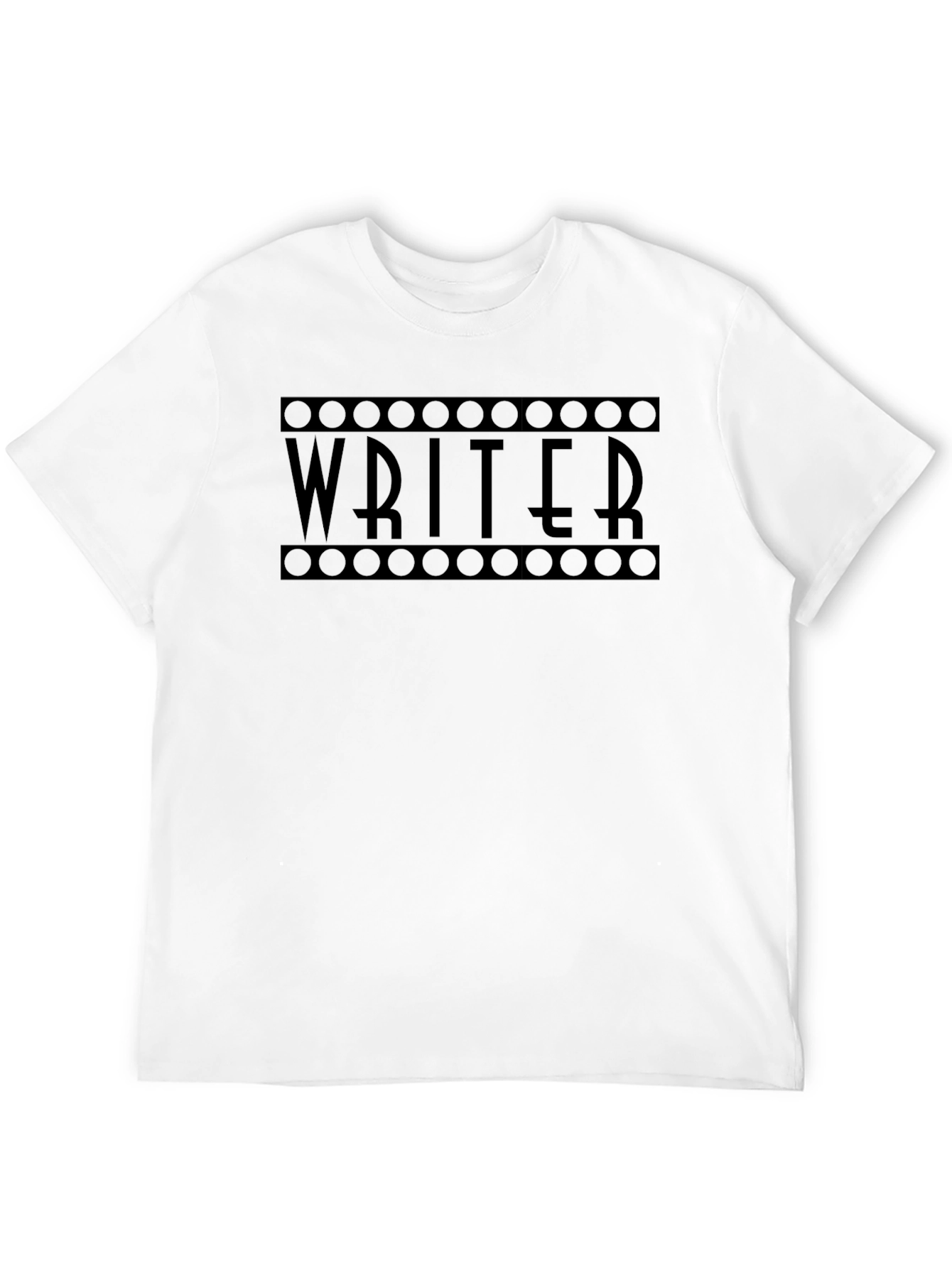 Writer T-Shirt: Black Film Reel Design Creative Profession Apparel