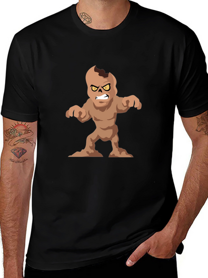 Monster Graphic Black T-Shirt