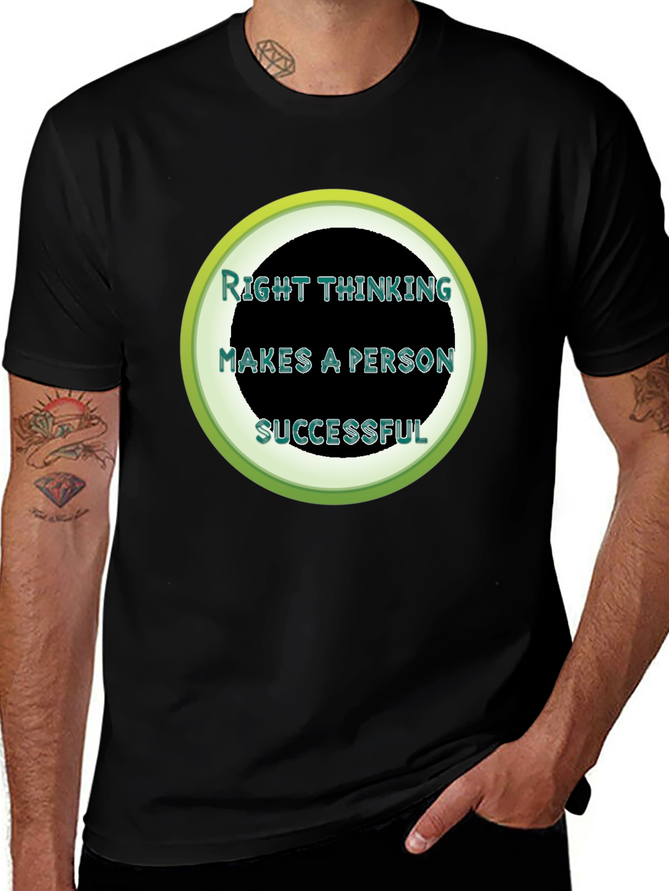 Right Thinking Makes A Person Successful T-Shirt