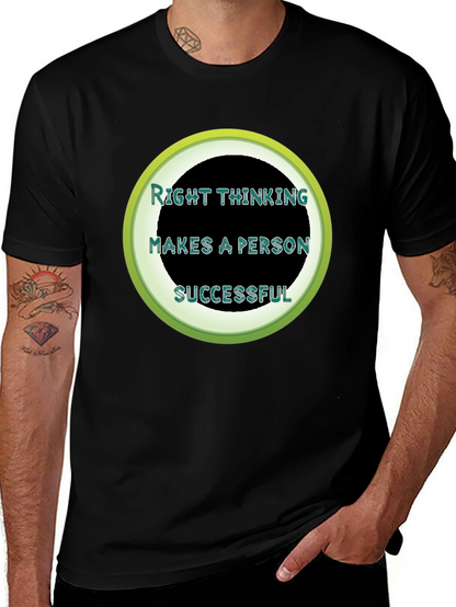 Right Thinking Makes A Person Successful T-Shirt