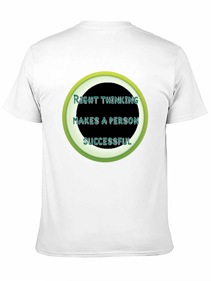 Right Thinking Makes A Person Successful T-Shirt
