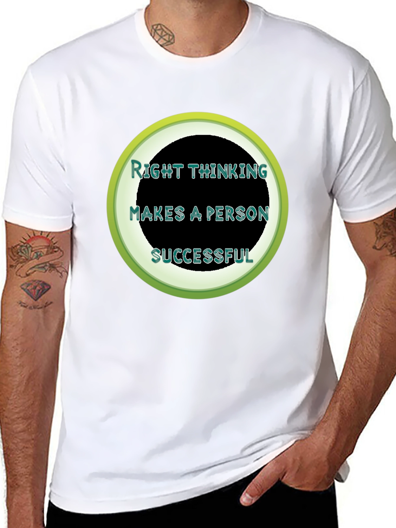 Right Thinking Makes A Person Successful T-Shirt