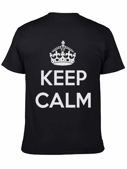 Keep Calm Graphic Tee - Black