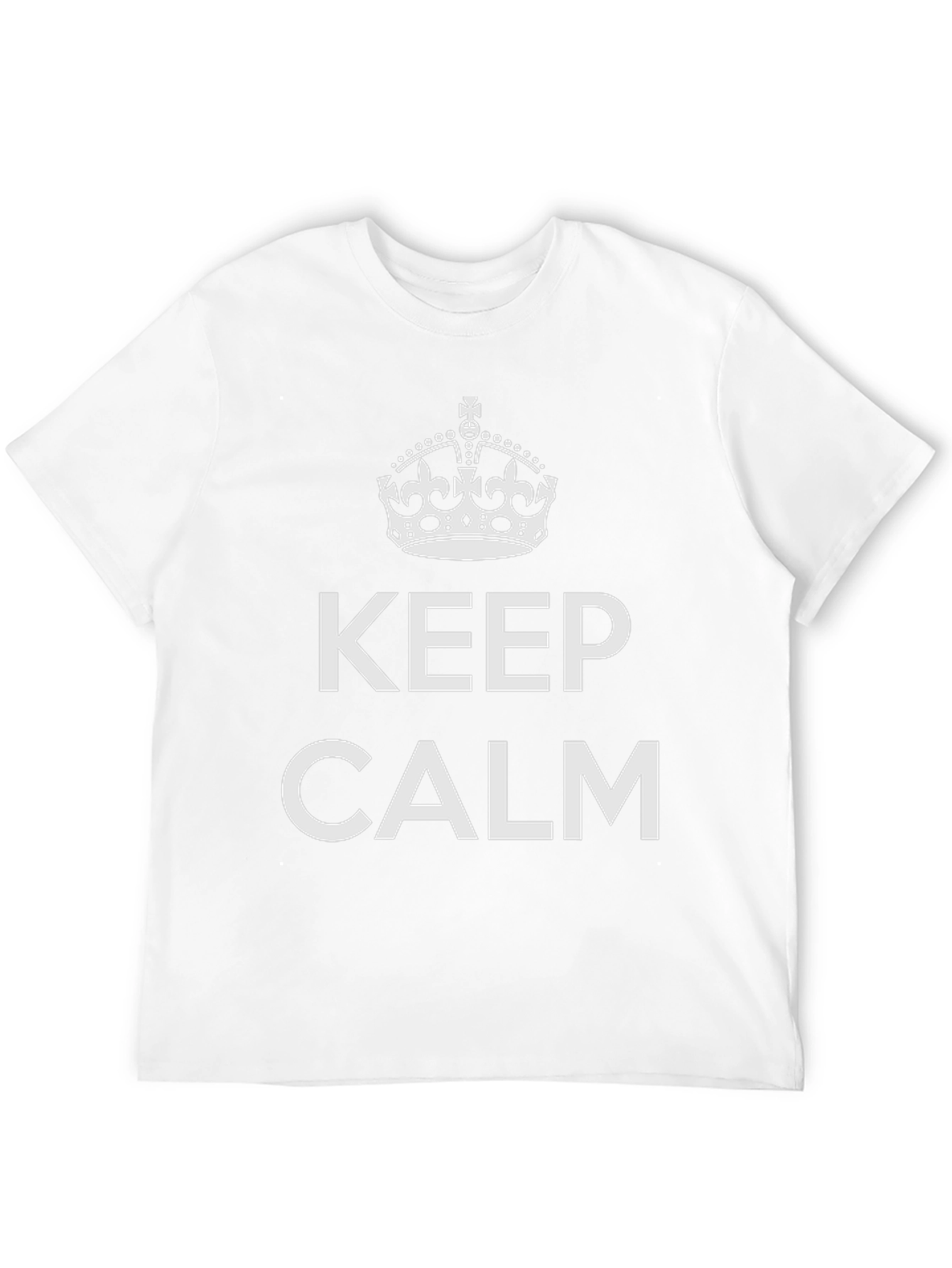 Keep Calm Graphic Tee - Black