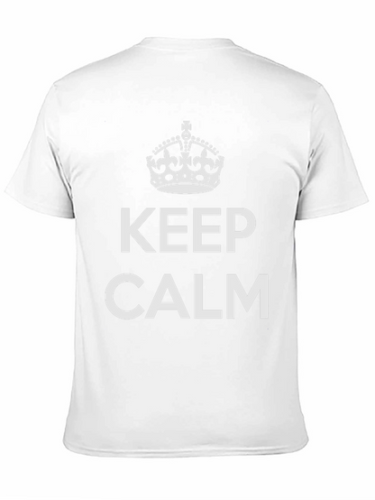 Keep Calm Graphic Tee - Black