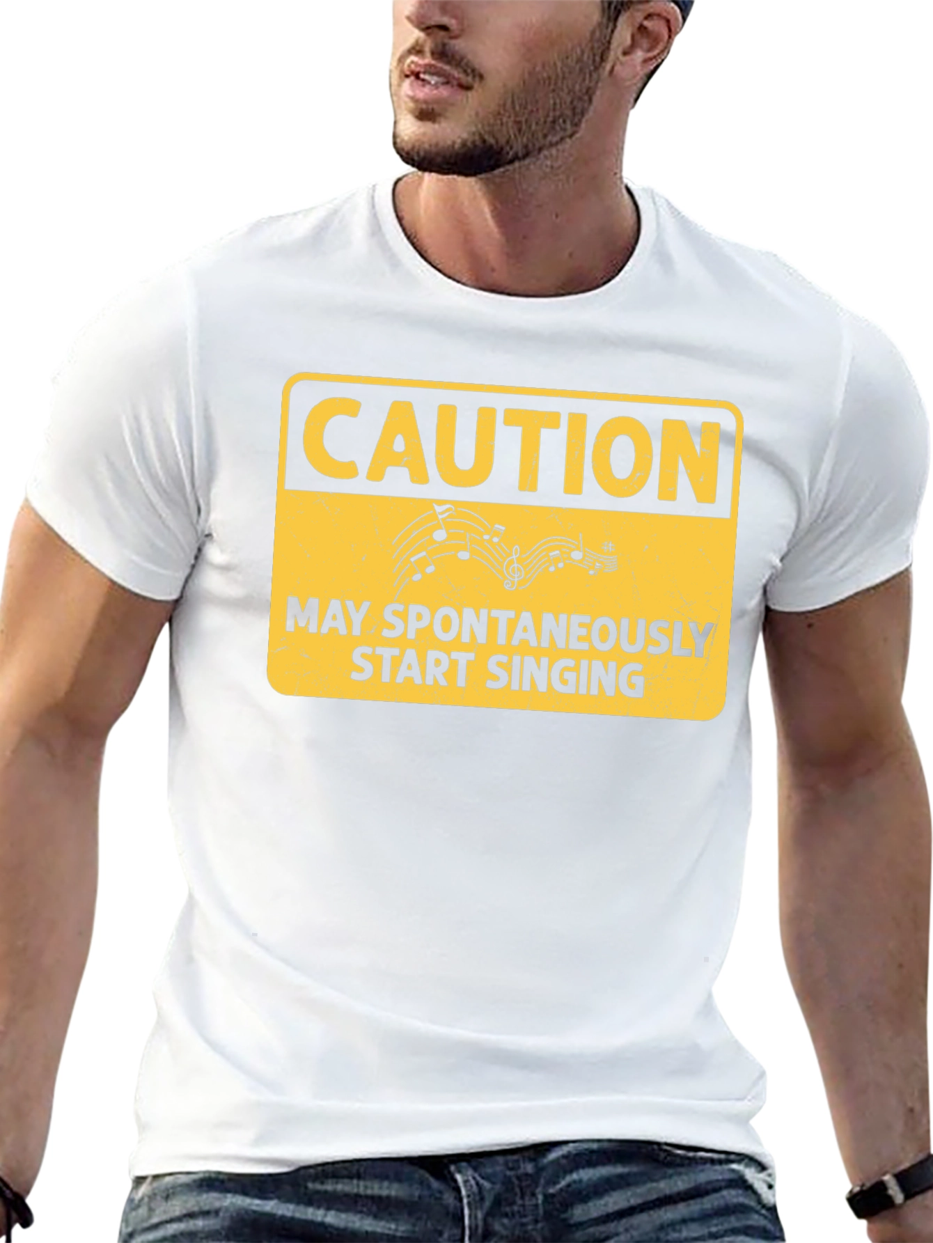 Caution May Spontaneously Start Singing T-Shirt