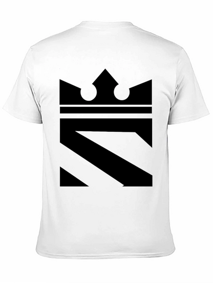 King Graphic Tee - Modern Black Print Shirt