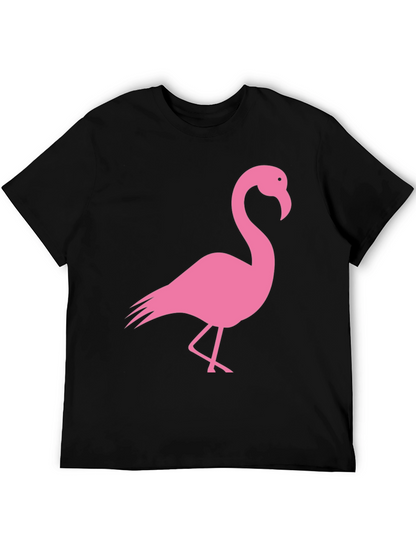 Black Flamingo Graphic Tee - Trendy Casual Style