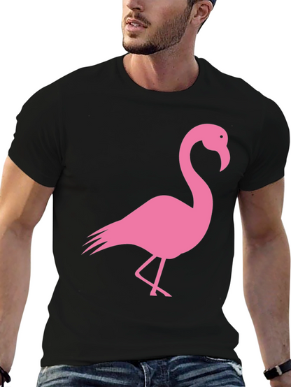 Black Flamingo Graphic Tee - Trendy Casual Style