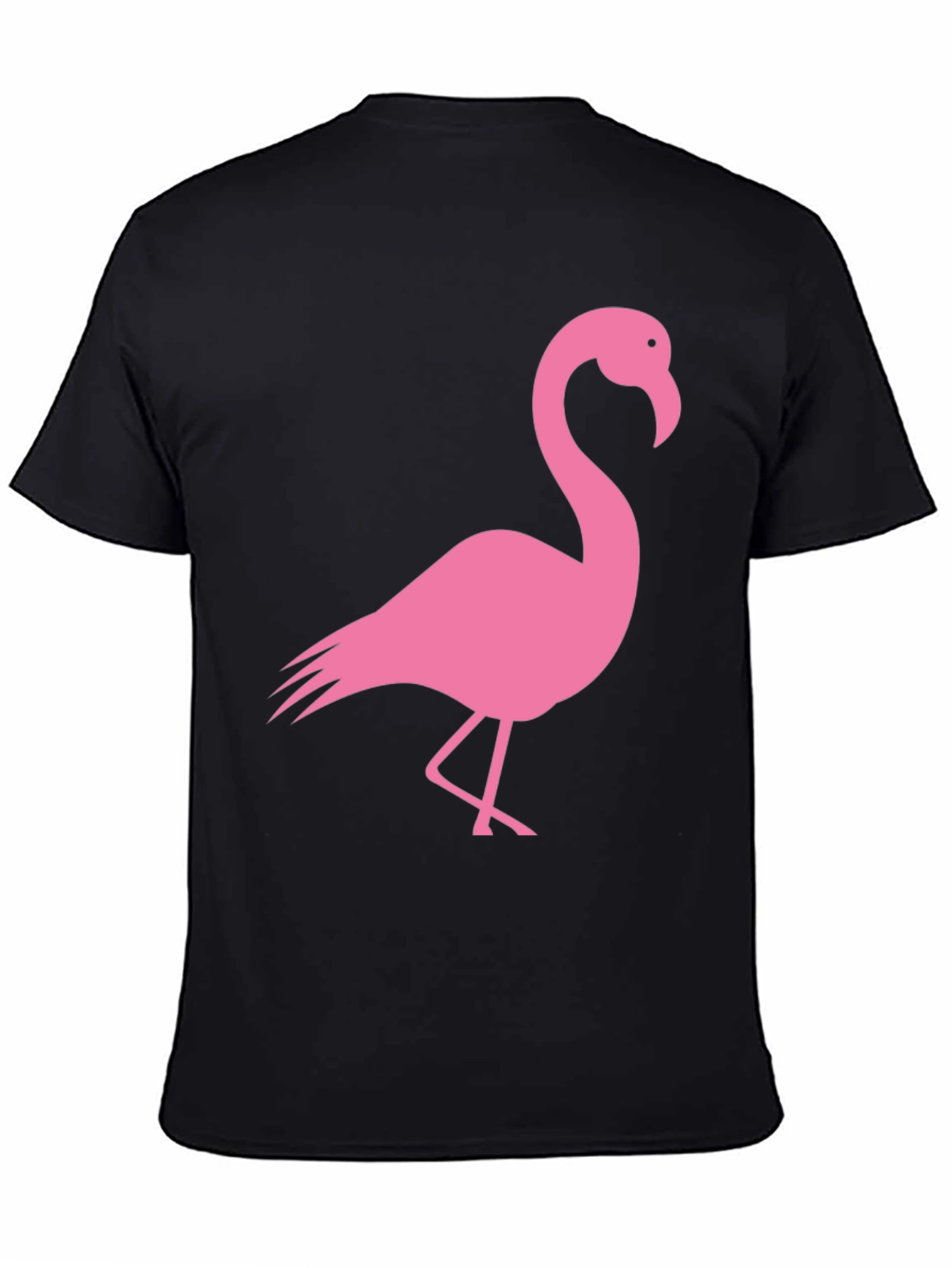 Black Flamingo Graphic Tee - Trendy Casual Style