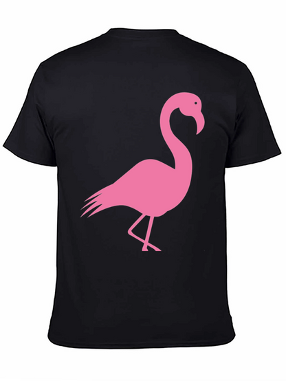 Black Flamingo Graphic Tee - Trendy Casual Style