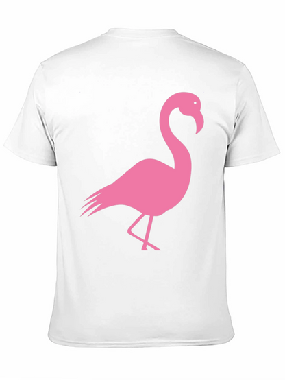 Black Flamingo Graphic Tee - Trendy Casual Style