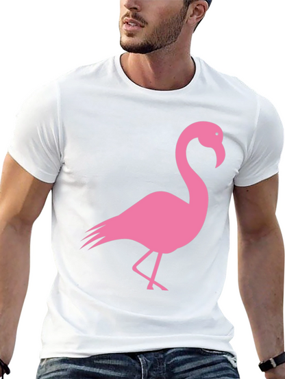 Black Flamingo Graphic Tee - Trendy Casual Style