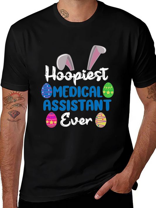Hoopiest Medical Assistant Ever Easter T-Shirt